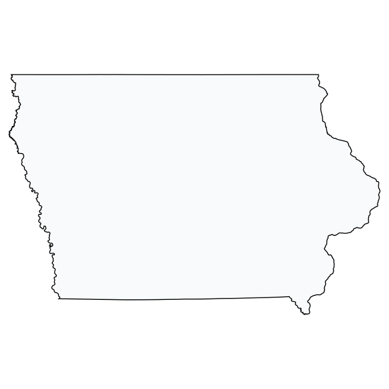 A map showing all PNC Bank locations in Iowa